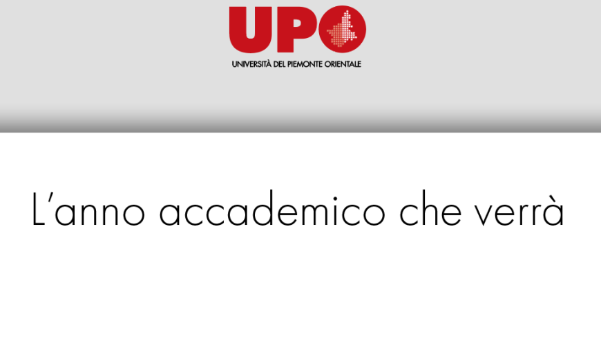 L'anno accademico che verrà